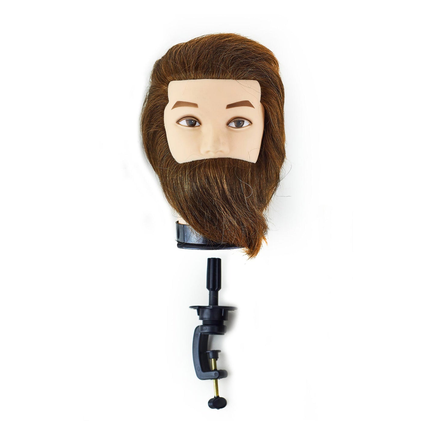 Barber Training Head with beard - Length 6"