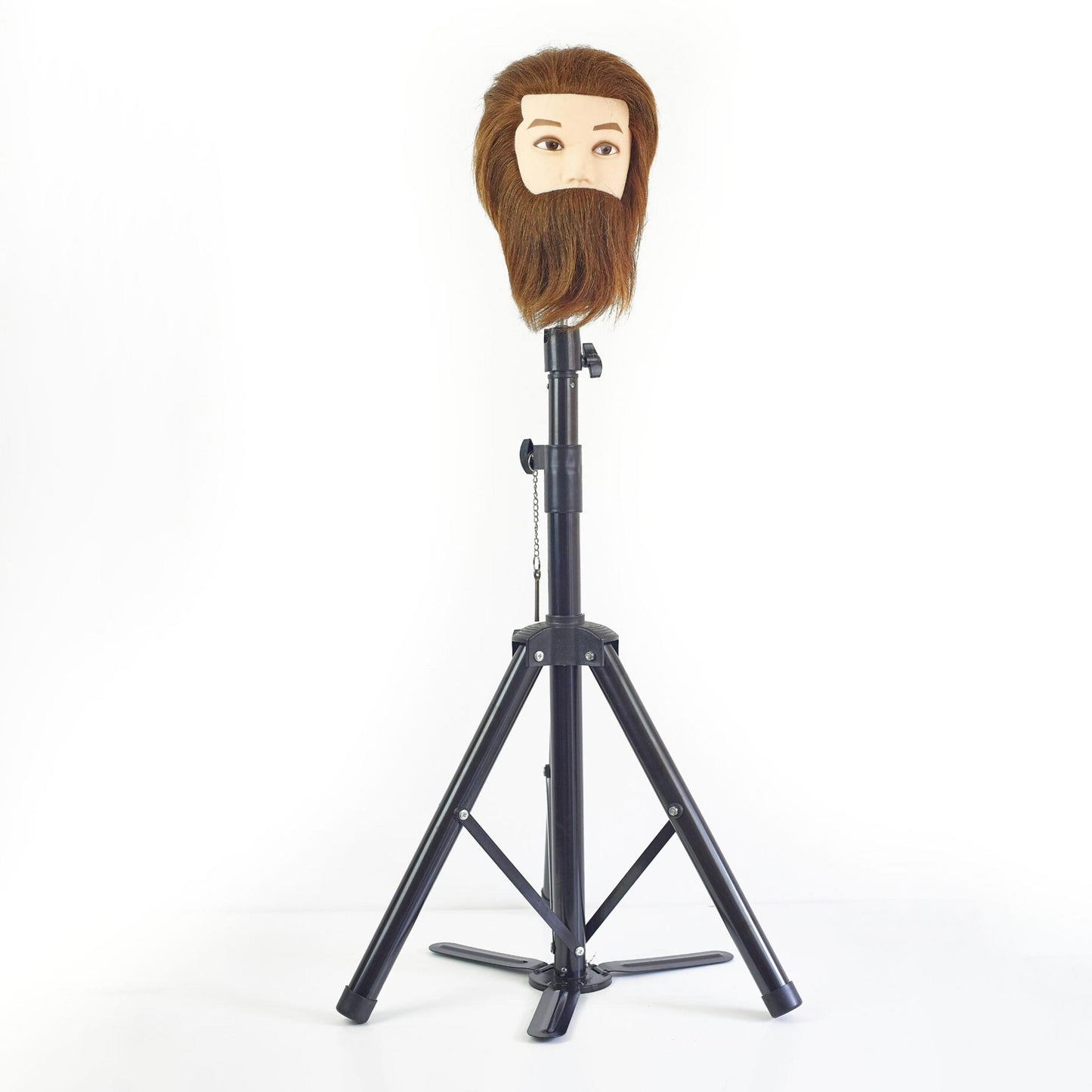 Barber Training Head with beard - Length 6"