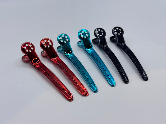Professional metal sectioning clips - Box of 6