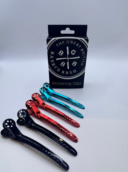 Professional metal sectioning clips - Box of 6