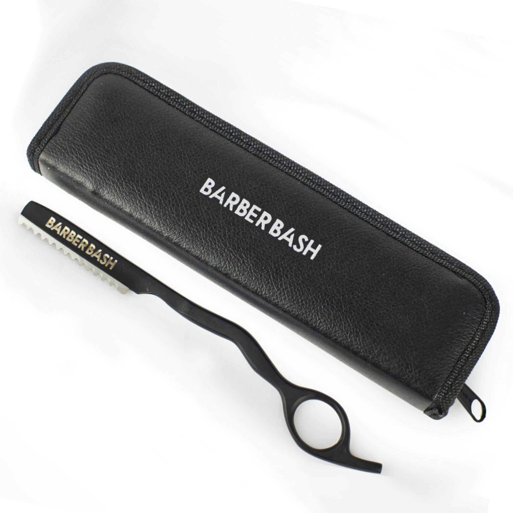 GBBB Feather Texture Razor & Case – Be Barber Equipment